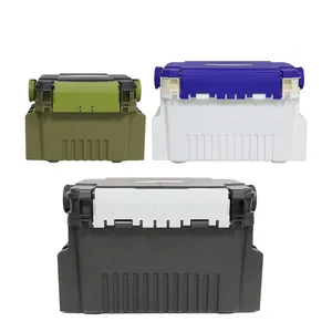 Best Selling Custom Large Rod Holder Box Waterproof Seat Plastic Fishing Lure Tackle Boxes