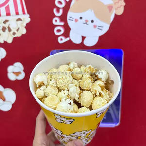 เครื่องทำป๊อปคอร์นอัตโนมัติขายดีที่สุด สำหรับโรงภาพยนตร์ บาร์  สองรสชาติ  แบบหยอดเหรียญ - Product Image 6