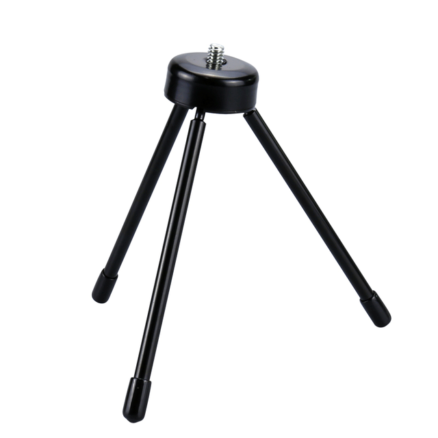 Flexible Aluminum Alloy 1/4"screw Interface 14cm/19cm Mini Tripod for Digital Camera