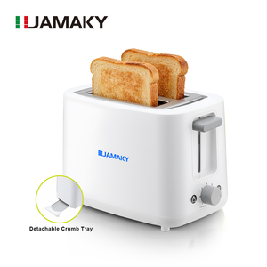 Torradeira JAMAKY 1000W para 2 Fatias em Aço Inoxidável com <span class=keywords><strong>7</strong></span> Níveis de Tostagem, Funções de Reaquecimento, Descongelamento, Abertura Automática e Anti-encravamento para Uso Doméstico - Product Image 2