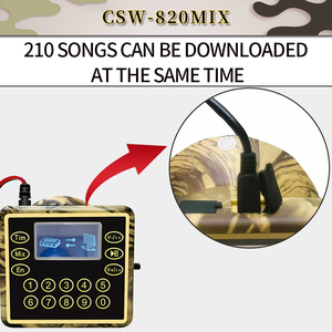 רמקול ציד ציפורים באיכות גבוהה 80W עם שלט רחוק, מקרן צלילים לציד ברווזים עם טיימר ו-MP3, סיטונאי מהמפעל - Product Image 2