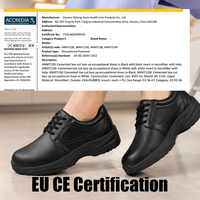 Chaussures de chef professionnelles Anno, antidérapantes, pour la cuisine, pour hommes et femmes, résistantes à l'huile, imperméables, certifiées CE, noires, de sécurité