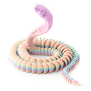 Vashine 3D In Rắn Đồ Chơi 55Cm PLA Thân Thiện Vật Liệu Hành Động Hình Trang Trí Đầy Màu Sắc Doanh Di Chuyển 3D In Ấn Rắn - Product Image 1