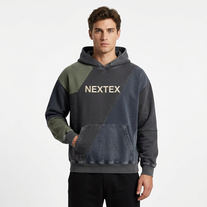 Sweat-shirt à capuche pour homme, coupe classique, avec poche avant, respirant, de bonne qualité. - Product Image 1