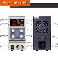 Alimentation électrique à découpage réglable de laboratoire Wanptek 120V/3A 360W haute puissance, sortie simple