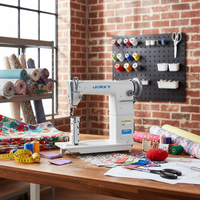 JUKKY Meilleure Vente JK810 Machines à Coudre Industrielles à Aiguille Simple pour Cuir, Chaussures et Confection de Perruques