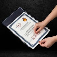 Porte-documents de chantier UIOWIO sur mesure, étanches, avec fermeture éclair, protège-pages, robustes, effaçables à sec, pour le stockage de documents et les tickets de chantier
