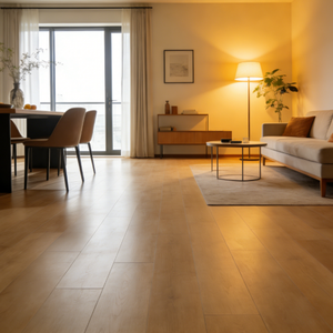 Plancher stratifié imitation bois clair, écologique, non toxique, sans formaldéhyde, imperméable, idéal pour les maisons familiales et les zones de jeux pour enfants - Product Image 4