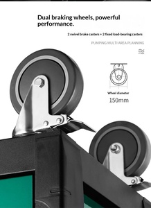 Chariot d'atelier multifonctionnel en acier robuste pour la réparation automobile, l'entretien des équipements automobiles, chariot à outils portable - Product Image 4