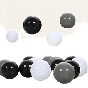 Оптовые продажи черный цвет водный шар-2021 funny baby kids soft plastic ocean ball colorful ball swim pit pool toys