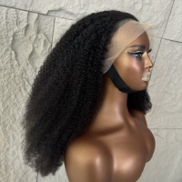 Perruque Afro Crépue Bouclée Courte Type Bob en Cheveux Humains, Lace Front, Vierge Brésilienne, Pas Chère, Perruque Complète en Dentelle pour Femmes Noires, Fournisseur