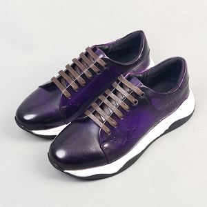Chaussures en cuir haut de gamme pour hommes, style business décontracté, en cuir de vachette pleine fleur, respirantes, imperméables, à lacets, pour le bureau et la carrière - Product Image 4
