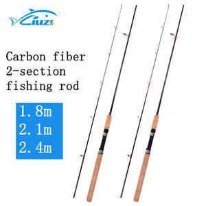 कोर्क मछली पकड़ने की छड़ कार्बन फाइबर मछली पकड़ने वाली रॉड <span class=keywords><strong>2</strong></span> खंड कास्टिंग मछली पकड़ने की छड़ टिकाऊ - Product Image 2