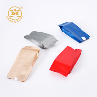En stock, sachets individuels préformés en forme d'oreiller, en plastique et en aluminium, avec fermeture à trois côtés, soufflet latéral, mini stick