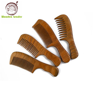 Vecchio carpentiere all'ingrosso pettine da donna a buon mercato prezzo di bellezza strumenti per la cura dei capelli in palissandro naturale per capelli in legno pettine con manico per femmina - Product Image 4