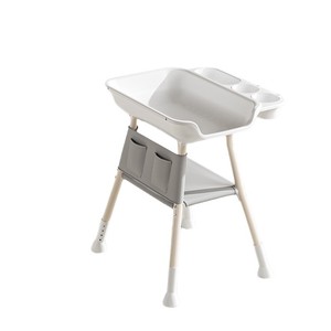 Multi-functional <b>Foldable</b> Baby Care <b>Table</b> with Rollers, Portable Newborn Diaper Changing Station for Home and Hotel Nursery Use - Product Image 1