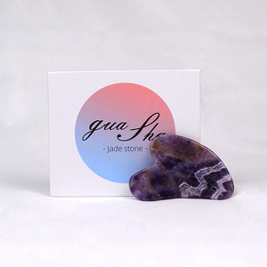 Commercio all'ingrosso <span class=keywords><strong>di</strong></span> bellezza per la cura della pelle del <span class=keywords><strong>viso</strong></span> massaggiatore naturale <span class=keywords><strong>di</strong></span> cristallo viola <span class=keywords><strong>di</strong></span> <span class=keywords><strong>pietra</strong></span> <span class=keywords><strong>di</strong></span> <span class=keywords><strong>giada</strong></span> strumento <span class=keywords><strong>di</strong></span> massaggio <span class=keywords><strong>di</strong></span> sollevamento del <span class=keywords><strong>viso</strong></span> ametista Gua Sha per il <span class=keywords><strong>viso</strong></span> - Product Image 2