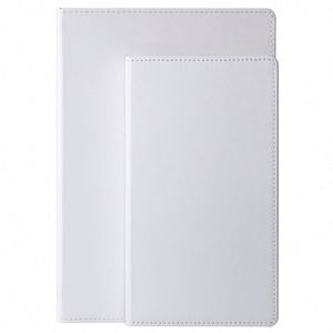 Carnets d'affaires blancs A4/A5/A6/B5 en cuir thermosoudé avec logo personnalisé en gros - Product Image 3