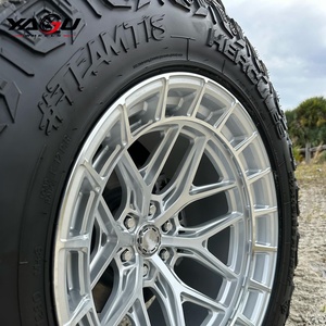 Rines Forjados YAGU HFX-1 Plateados Pulidos Cóncavos 5x114.3 5x120 de 19 y 20 Pulgadas para Ford Mustang S550 S650 Dodge Lexus IS GS RC Toyota - Product Image 4