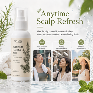 <span class=keywords><strong>Spray</strong></span> <span class=keywords><strong>Tonico</strong></span> Rinfrescante al Mentolo per Cuoio Capelluto Olio-Secreto e Misto, con Tea Tree e Rosmarino, per Uso Quotidiano e Esterno - Product Image 3