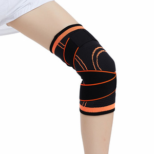 Rodilleras de compresión antideslizantes para entrenamiento deportivo, fútbol y ciclismo, con soporte para pantorrilla y correas, al por mayor - Product Image 3