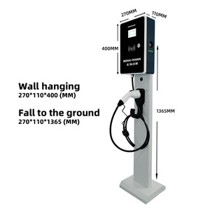 Estación de Carga para Vehículos Eléctricos de Uso Doméstico y Comercial, 22kw, Montada en el Suelo, con Control por Aplicación, BHAC-B-32 - Product Image 3