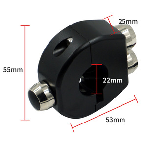 Interruptor Combinado Integrado CNC de 3 Botones para Manillar de Motocicleta Universal, Encendido de Faro, Bocina e Ignición con Retroiluminación LED - Product Image 4