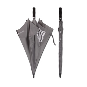 Custom Logo Promotional Branded Wind Proof Straight Pongee Sunny Kinte Black Fiberglass <b>Frame</b> 30inch Golf Umbrella for Outdoor - Product Image 2