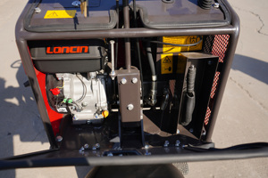 Brouette motorisée Rhinoceros KST700 700 kg avec siège, moteur essence Loncin, <span class=keywords><strong>mini</strong></span>-dumper à démarrage électrique - Product Image 2