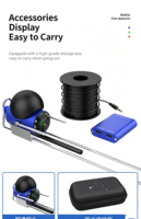 Caméra de pêche sous-marine 1080P avec adaptateur pour téléphone, détecteur vidéo HD pour la pêche sur glace, kayak, bateau, pêche à l'ancre, détecteur de poissons