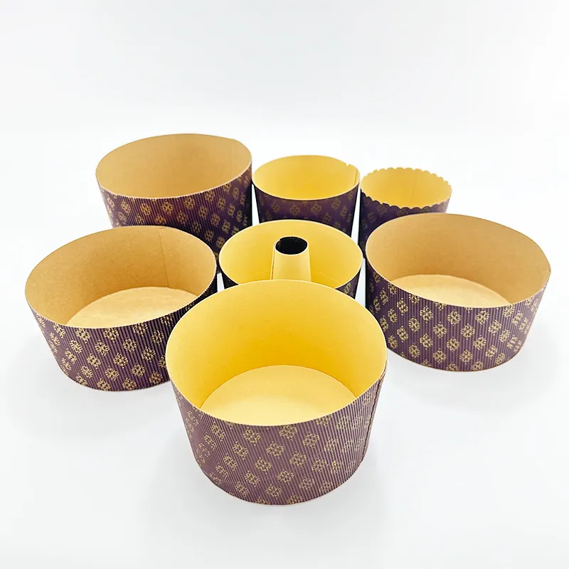 Giáng sinh bánh molde panettone bánh giấy khuôn Baking Pan cupcake muffin nướng công cụ