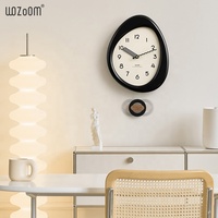 Reloj de péndulo EMITDOOG, decoración de pared, reloj de arte grande, reloj de pared de cuarzo silencioso, reloj de pared DIY con Péndulo para decoración de oficina y dormitorio, ventas