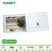 Centros de Carga y Caja de Distribución YUANKY D4-S-6-S 100A 120/240VAC con Nivel de Protección NEMA 3R IP