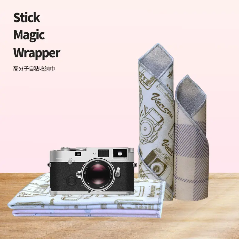 Vinerstar Stick Magic Wrapper Cloth, Camera SLR Liner Lens Bag Wrap Cloth, tessuto avvolto per fotocamera