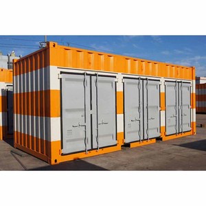 Cobertizo de autoalmacenamiento de 20 pies, estructura de acero ligera, contenedor prefabricado, <span class=keywords><strong>casa</strong></span> al aire libre para bicicleta, motocicleta, cobertizo de contenedor de autoalmacenamiento - Product Image 3