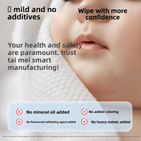 Lingettes jetables douces non parfumées pour bébés, sûres pour les mains et la bouche, écologiques, biodégradables, extra épaisses, grand format, pack économique pour la maison