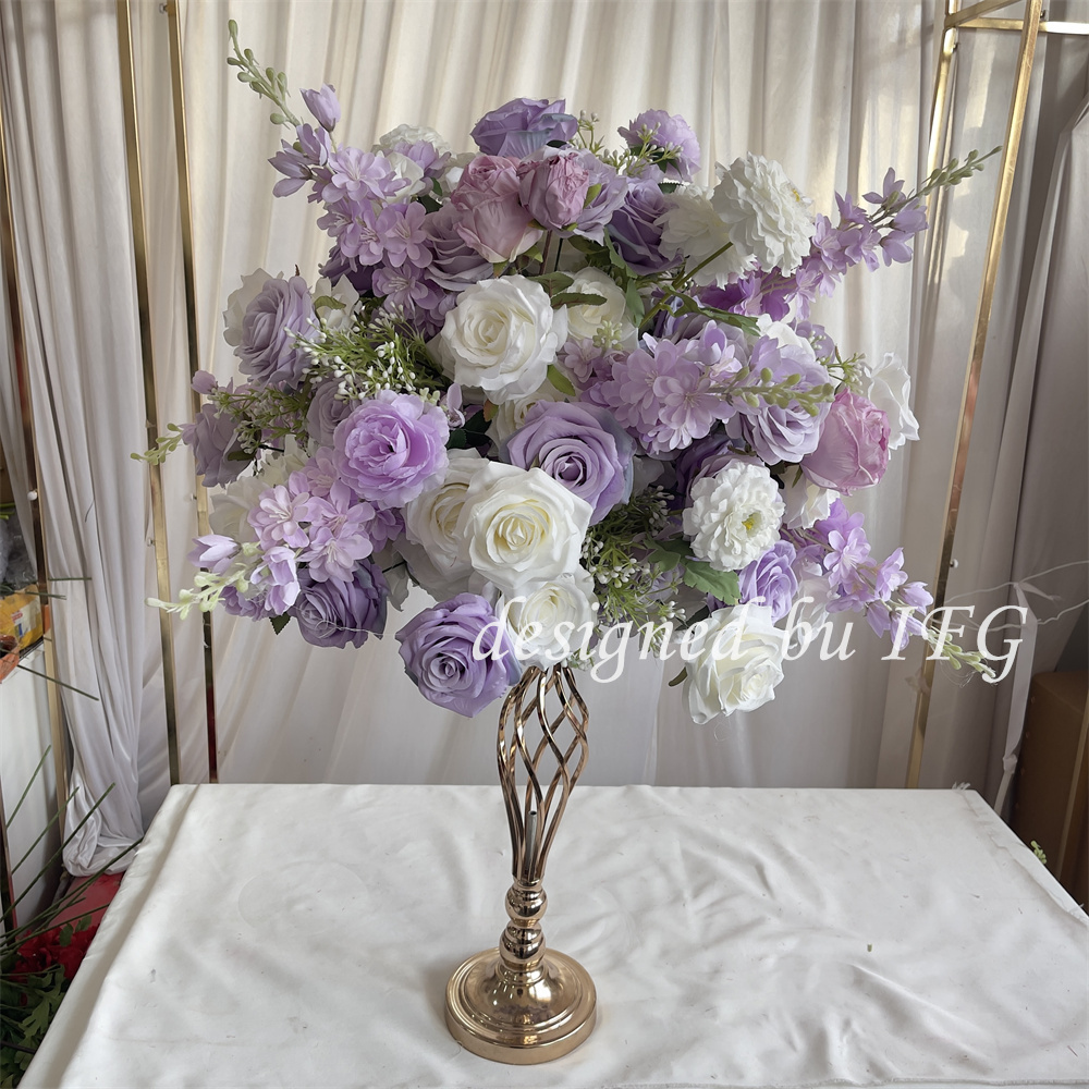 Sfera di fiori viola da 50 cm