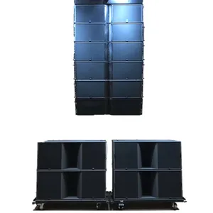 Suono acustico doppio 12 pollici 3 vie line array altoparlante audio esterno grande