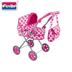 Poussette Feili, best-seller, luxe, poussette pour poupée avec <span class=keywords><strong>sac</strong></span> <span class=keywords><strong>à</strong></span> bandoulière et guidon réglable pour poupées reborn, jouets d'imitation - Product Image 2