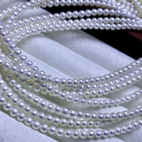 Collier de perles en gros pour jeunes femmes, perles d'aquaculture de petite taille, extrêmement brillantes et impeccables