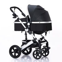 Système de voyage pour bébé de haute qualité, poussette de luxe en aluminium, cadre métallique