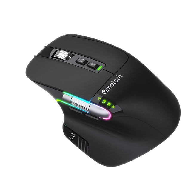 Hot Selling Rechargeable Ergonomic Mouse Wireless 8 Buttons Vertical Mouse Three Modes Wireless Mouse for PC Laptop Home Office