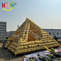 Modèle gonflable de pyramide égyptienne pour la décoration publicitaire des musées