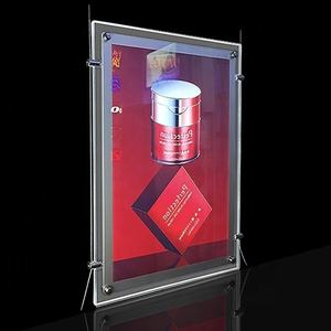 A3 A4 LED lumineuse magnétique acrylique boîte à lumière <span class=keywords><strong>agence</strong></span> immobilière fenêtre suspendus informations affichage signe - Product Image 5