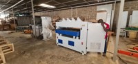 Machine à raboter le bois à grande vitesse MB106HL avec tête de coupe en spirale, moteur 4 kW, largeur 600 mm pour bois massif