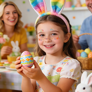 Tatuajes Temporales de Pascua Personalizados al por Mayor, Disponibles en Fábrica para Arte Festivo en Rostro y Cuerpo - Product Image 4