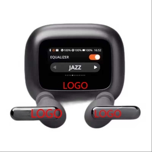 Tốt Nhất Bán TWS Tai Nghe Với Màu Sắc LCD Màn Hình Cảm Ứng ENC Giảm Tiếng Ồn Miễn Phí Rõ Ràng Cuộc Gọi Tai Nghe Stereo Cho Điện Thoại Di Động - Product Image 1