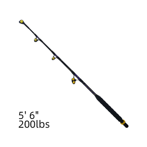 Tiefsee boot Angelrute verstellbare Hintern schwere große Thunfisch Angel troll ing Rute - Product Image 3