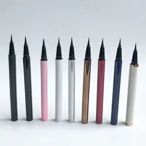 Custom Logo Veganistische Wreedheid Gratis Eyeliner Private Label Make-Up Vloeibare Eyeliner Pen