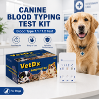 Kit de test rapide combiné antigénique CDV CPV pour chiens, méthode à l'or colloïdal, pour selles et sérum, dispositif de diagnostic vétérinaire